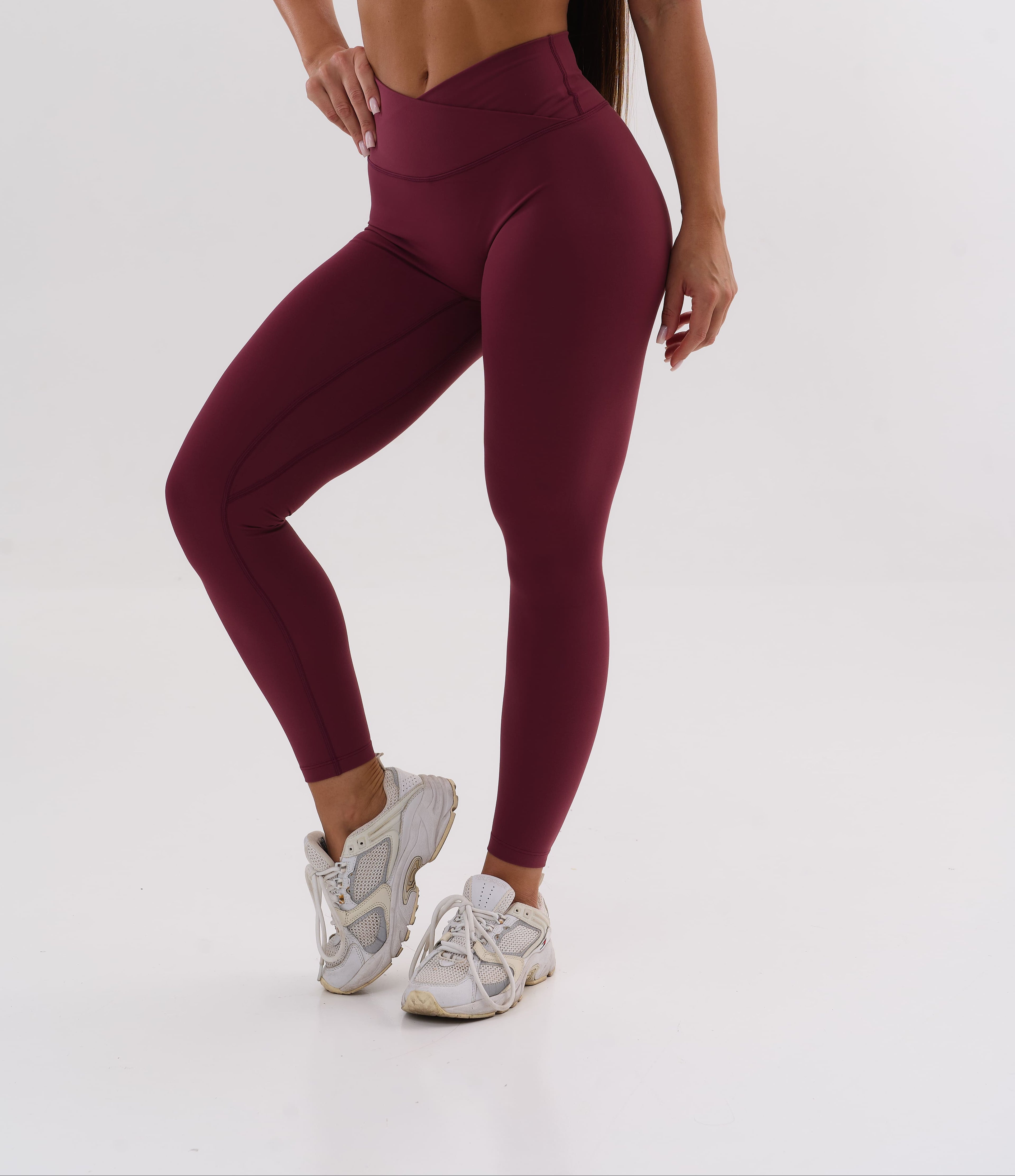 UMI X-Back Bra Top – Merlot