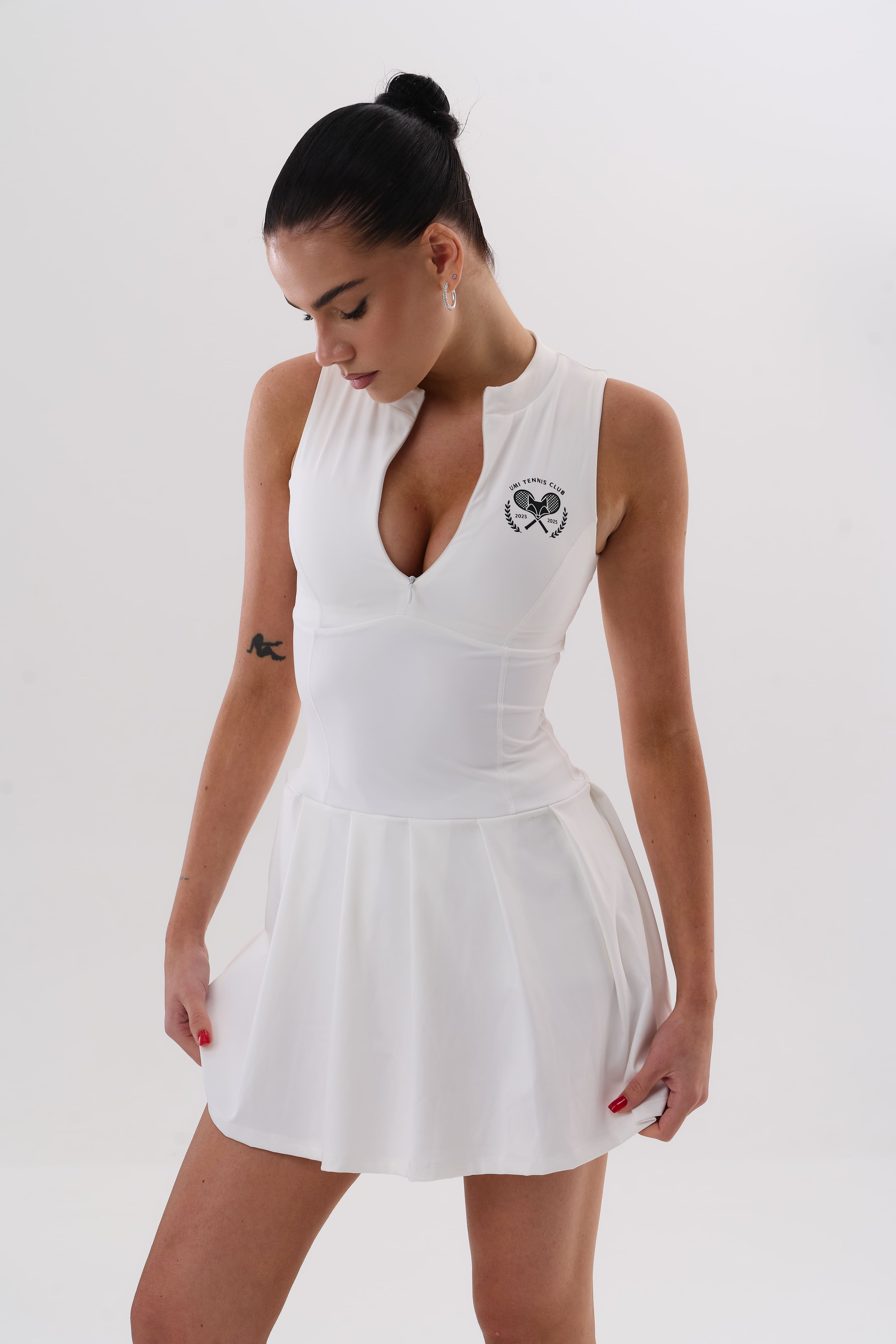 UMI Ace Dress – White