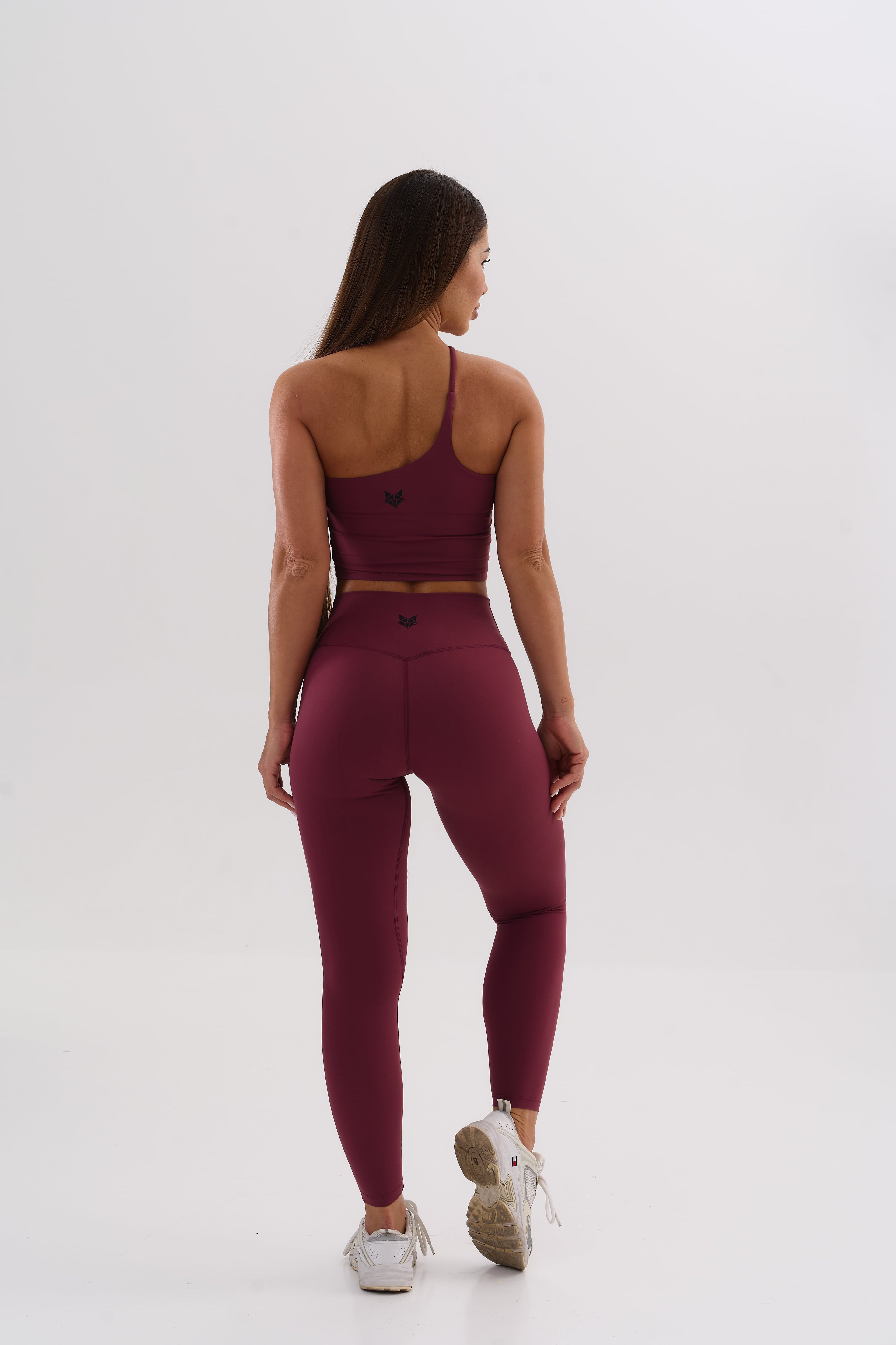 UMI One-Shoulder Top – Merlot