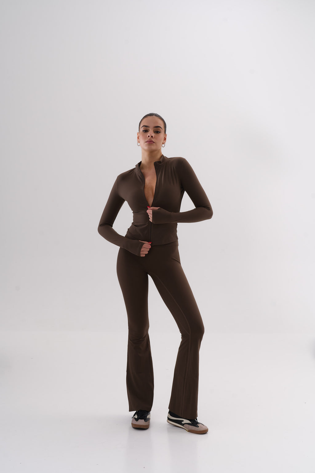 UMI Sculpt Flare Leggings – Espresso