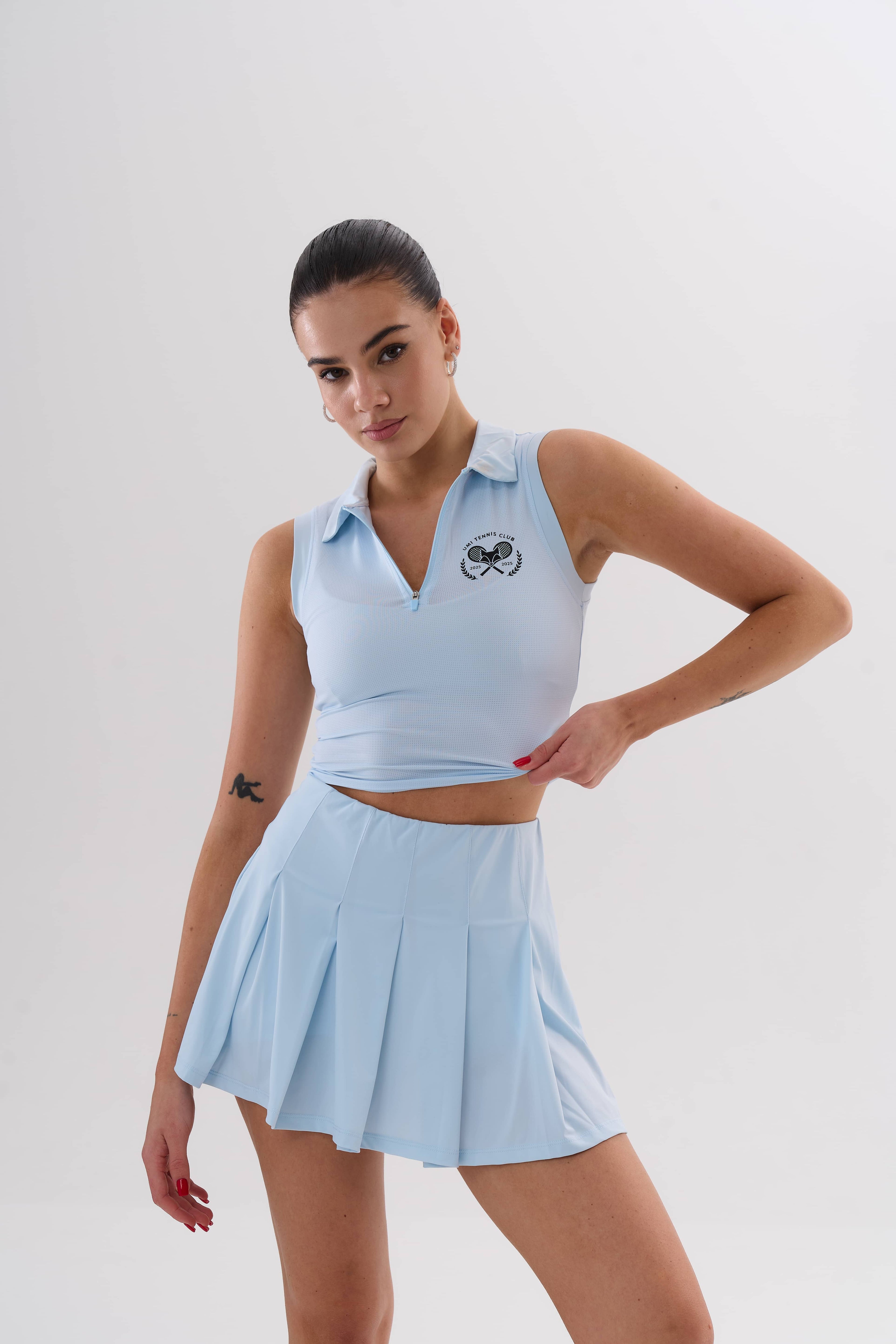 UMI Court Skirt – Blue Sky