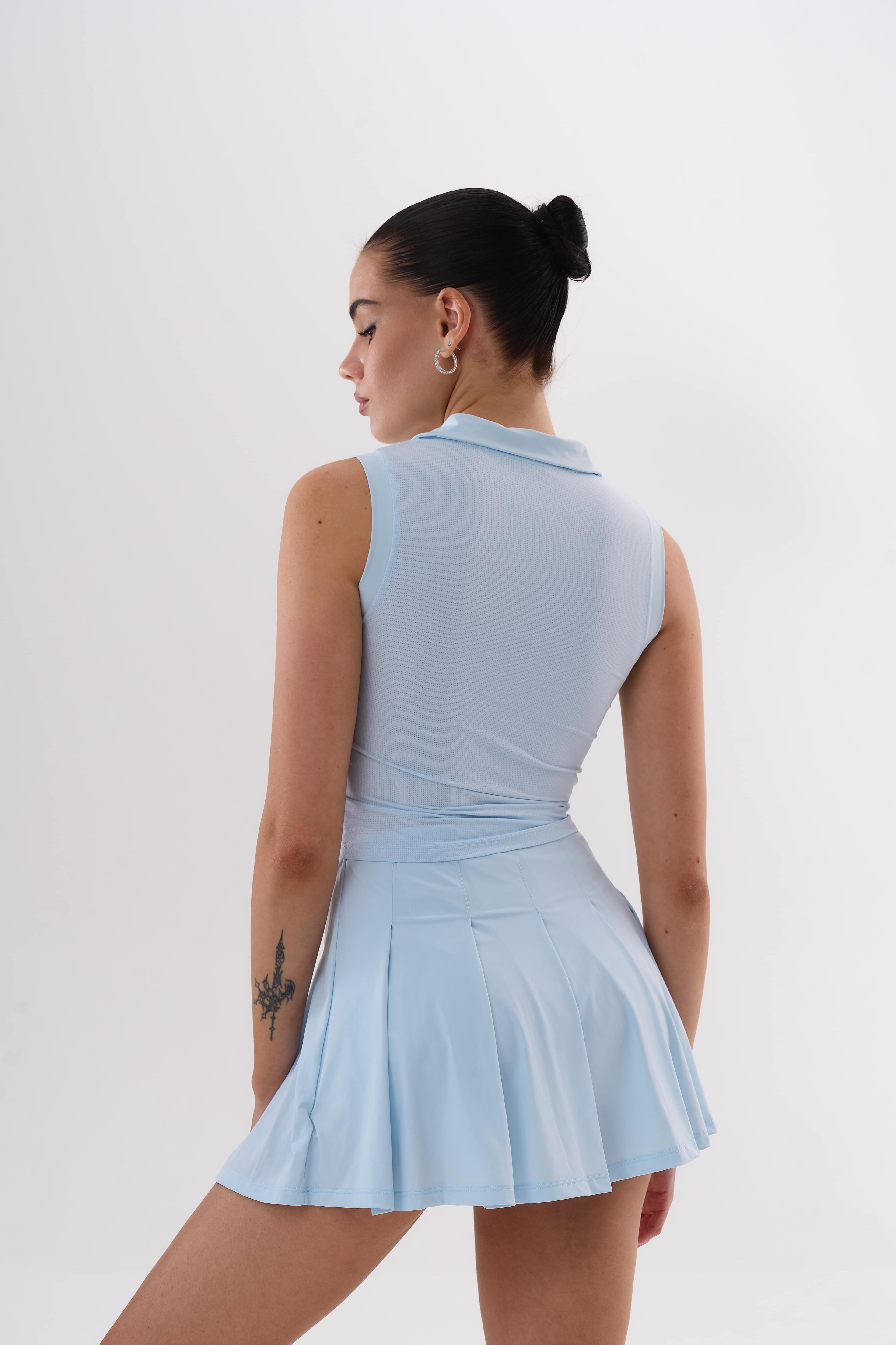 UMI Court Skirt – Blue Sky