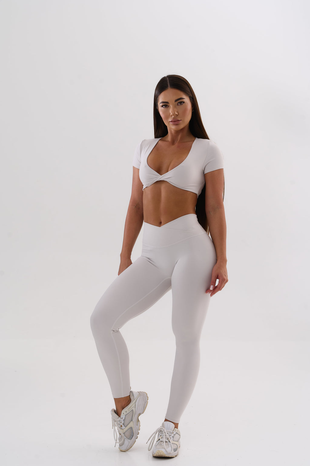UMI Open Back Top – White